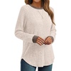 image:imageAUTOMET Womens Long Sleeve Tops Fall Fashion Casual TunicApricot 02