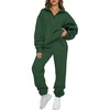 image:imageAUTOMET Womens Sweatsuits 2 Piece Outfits Lounge SetsXmasgreen