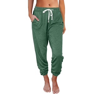 image:imageAUTOMET Womens High Waisted Lounge Sweatpants Jogger Pants with PocketsGreen