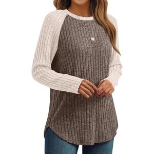 image:imageAUTOMET Womens Long Sleeve Tops Fall Fashion Casual TunicKhaki 03
