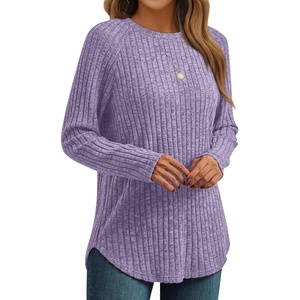 image:imageAUTOMET Womens Long Sleeve Tops Fall Fashion Casual TunicPurple