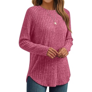 image:imageAUTOMET Womens Long Sleeve Tops Fall Fashion Casual TunicRose