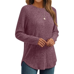 image:imageAUTOMET Womens Long Sleeve Tops Fall Fashion Casual TunicWine